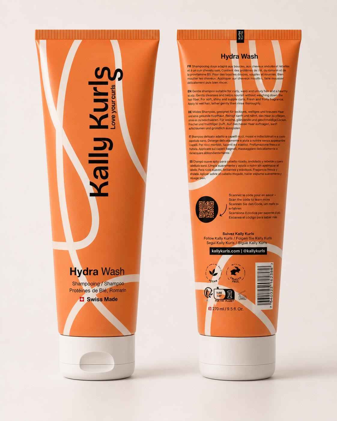Hydra Wash, shampooing doux sans sulfate Kally Kurls
