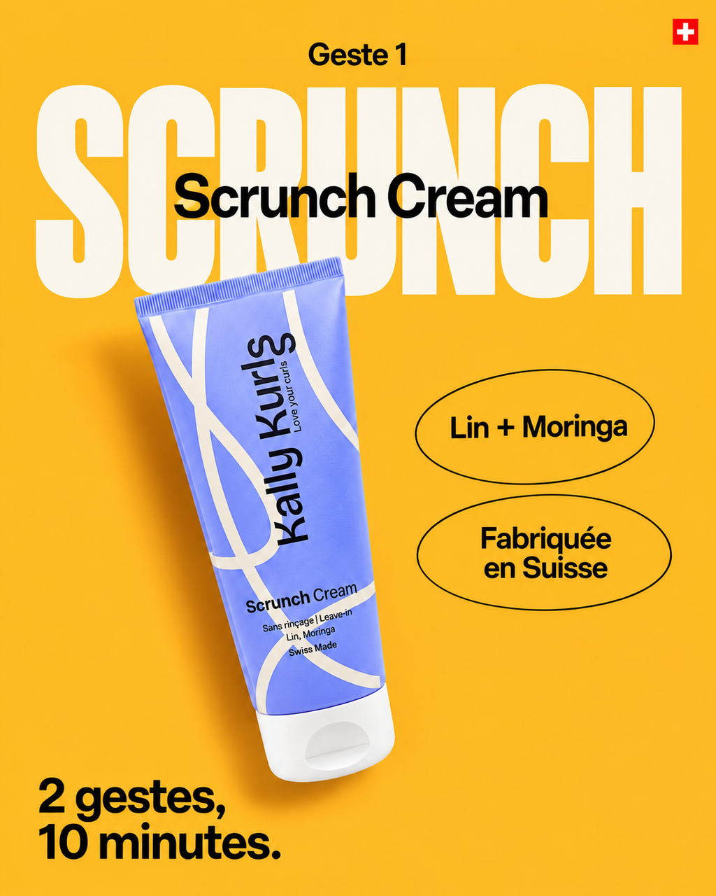 Scrunch Cream Kurls : Hydratation et Définition pour Vos Boucles - KallyKurls